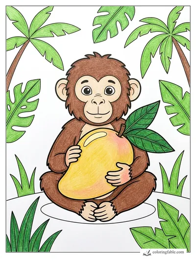 Colored example of this coloring page
