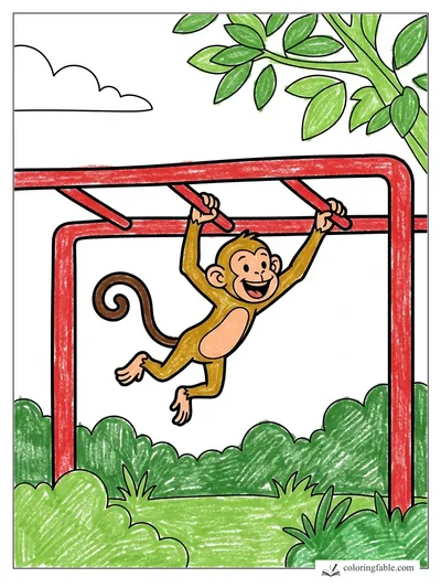Colored example of this coloring page