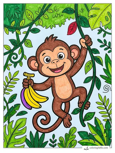 Colored example of this coloring page