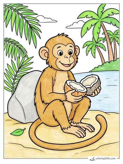 Colored example of this coloring page