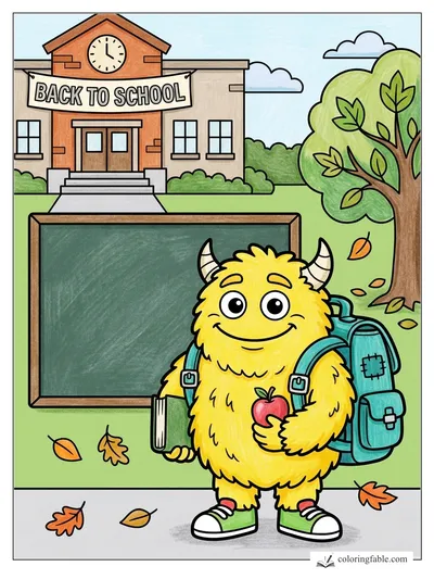 Colored example of this coloring page