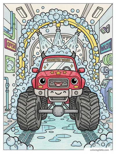 Colored example of this coloring page