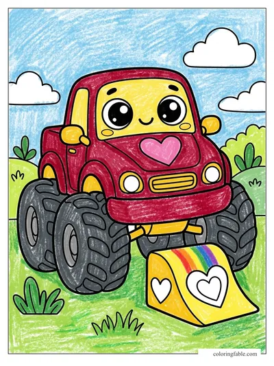 Colored example of this coloring page