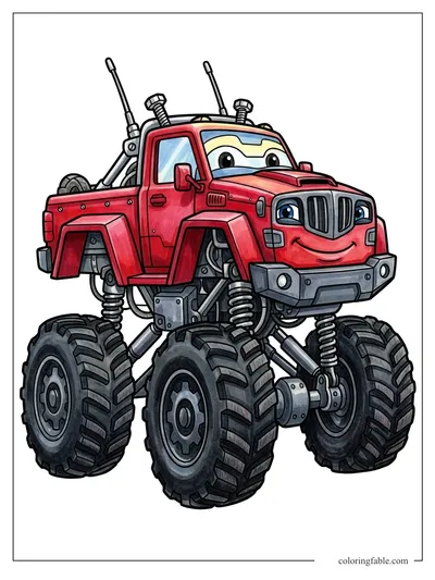 Colored example of this coloring page