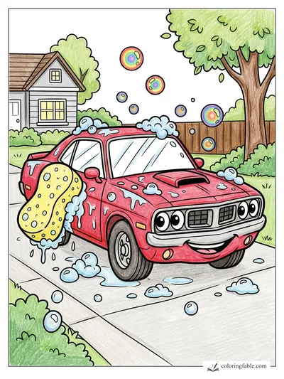 Colored example of this coloring page