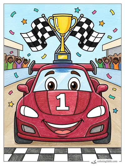 Colored example of this coloring page