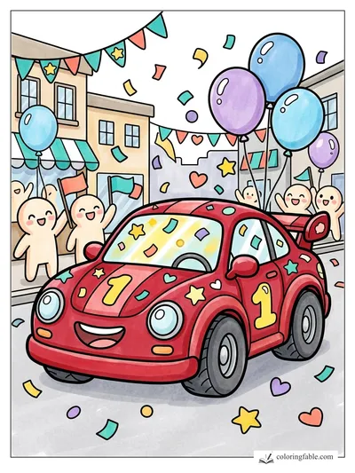 Colored example of this coloring page
