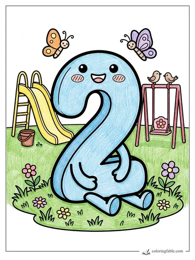 Colored example of this coloring page
