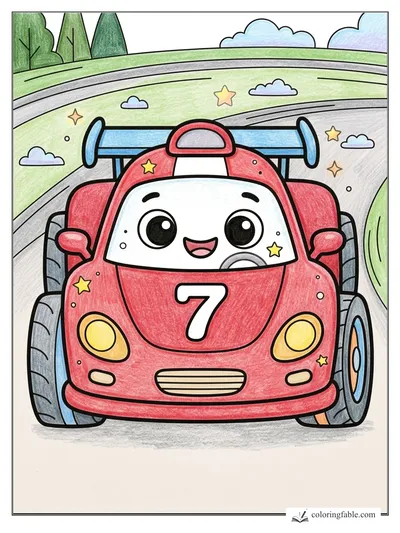 Colored example of this coloring page