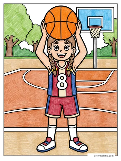 Colored example of this coloring page