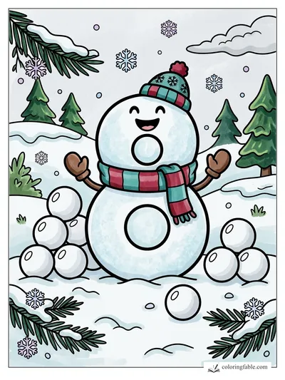 Colored example of this coloring page