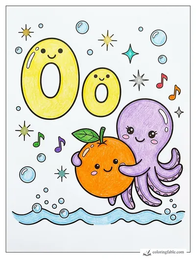 Colored example of this coloring page