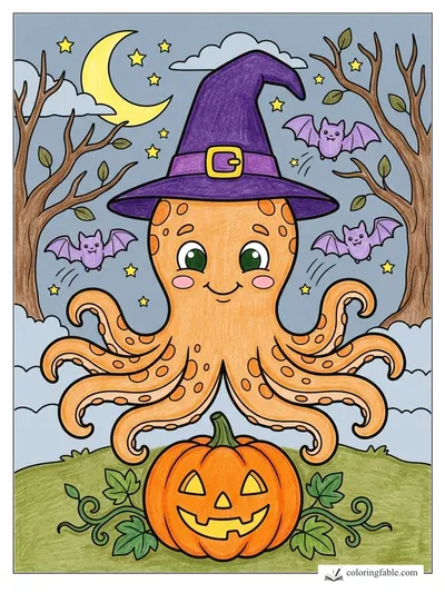 Colored example of this coloring page