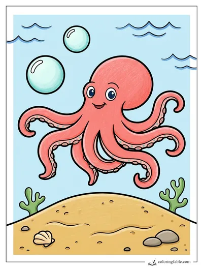 Colored example of this coloring page