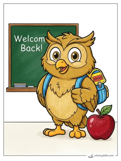 Colored example of this coloring page