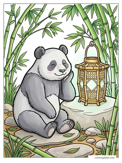 Colored example of this coloring page