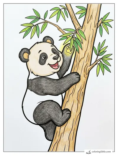 Colored example of this coloring page