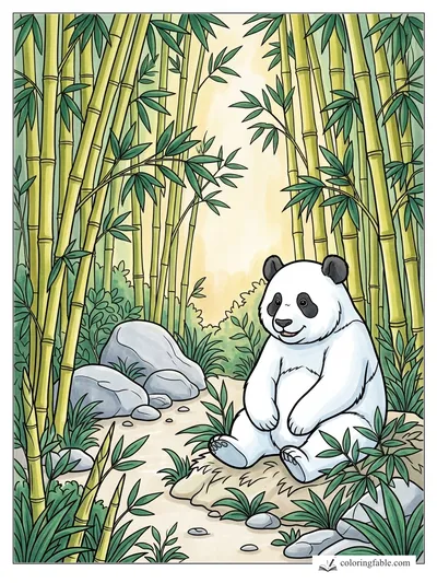 Colored example of this coloring page