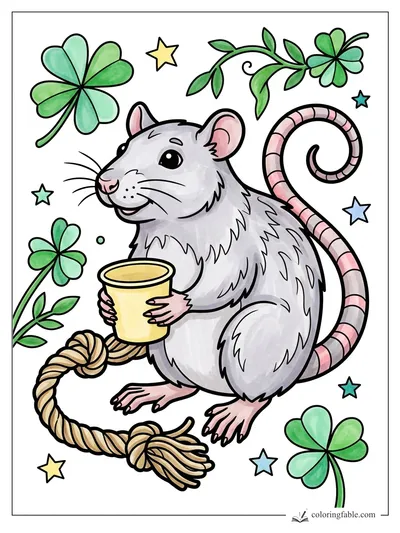 Colored example of this coloring page