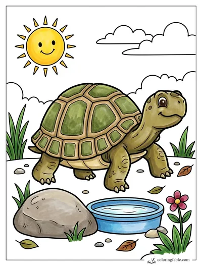 Colored example of this coloring page
