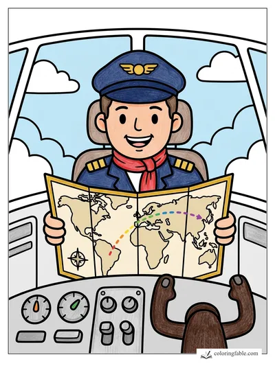 Colored example of this coloring page