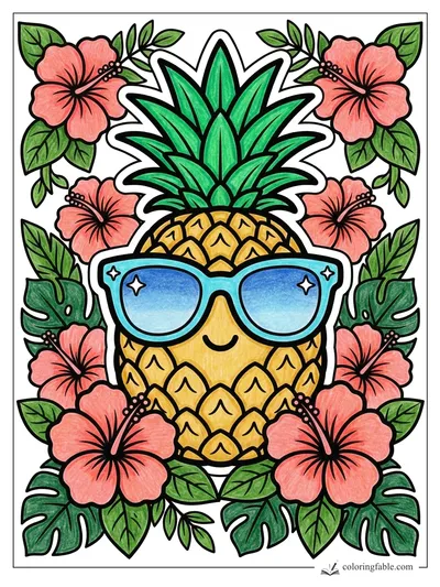 Colored example of this coloring page