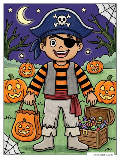 Colored example of this coloring page