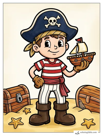 Colored example of this coloring page