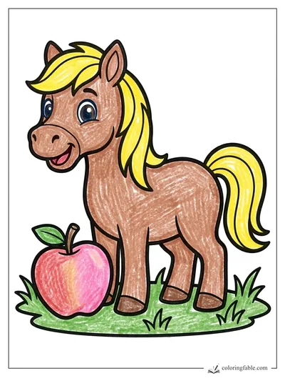 Colored example of this coloring page