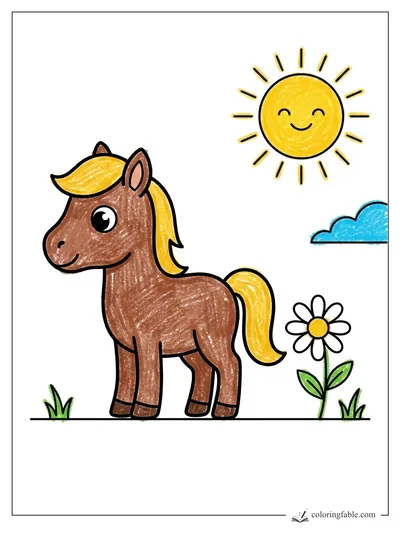Colored example of this coloring page