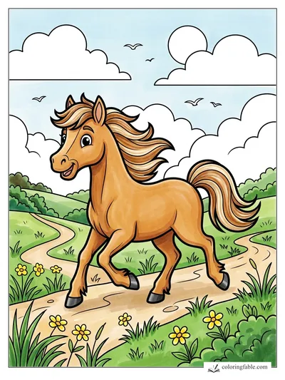 Colored example of this coloring page