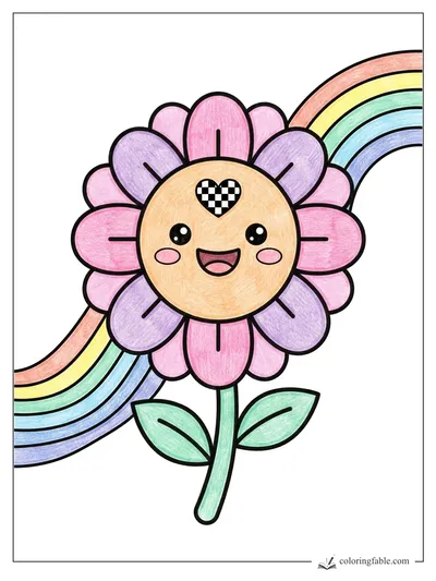 Colored example of this coloring page
