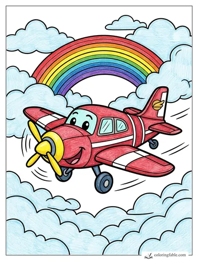 Colored example of this coloring page