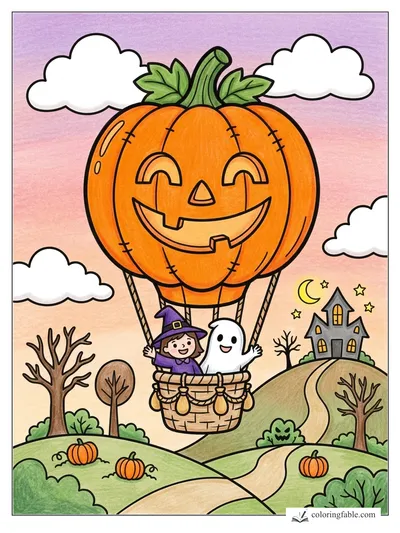 Colored example of this coloring page