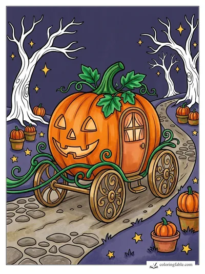 Colored example of this coloring page