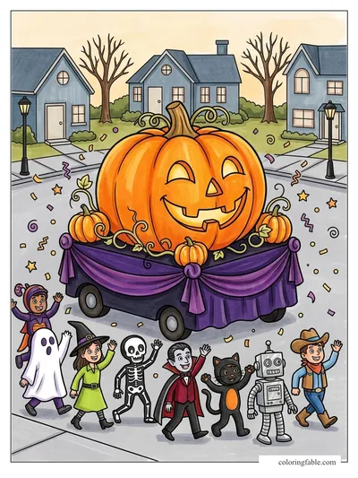 Colored example of this coloring page