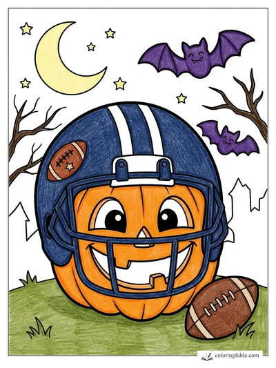 Colored example of this coloring page