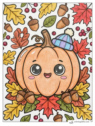 Colored example of this coloring page