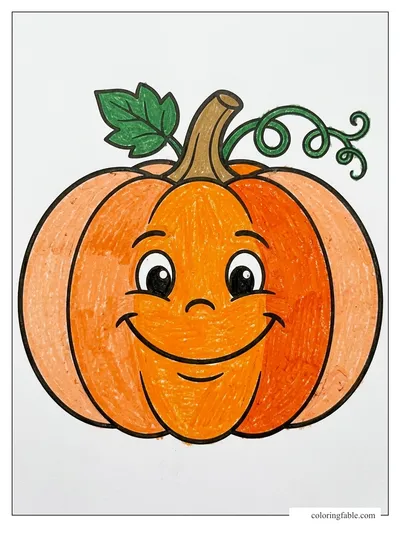 Colored example of this coloring page