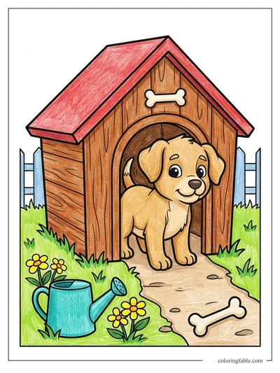 Colored example of this coloring page