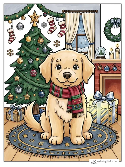 Colored example of this coloring page