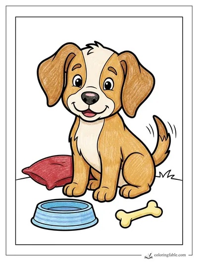 Colored example of this coloring page