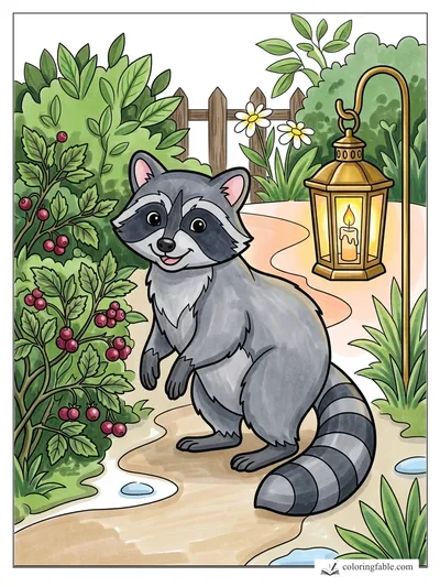 Colored example of this coloring page