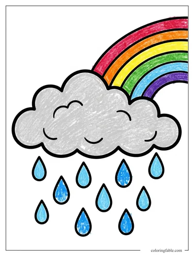 Colored example of this coloring page