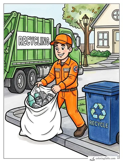 Colored example of this coloring page