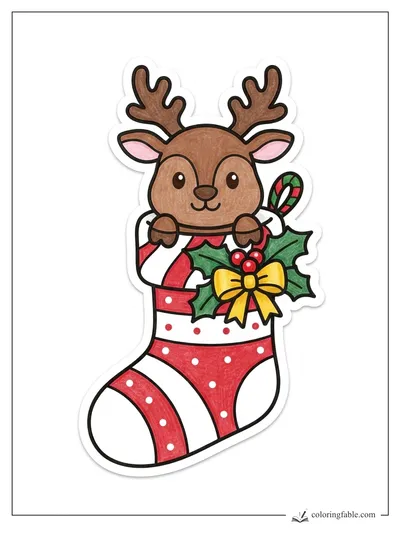 Colored example of this coloring page