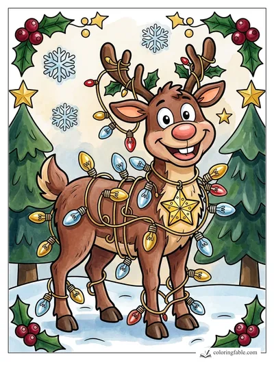 Colored example of this coloring page