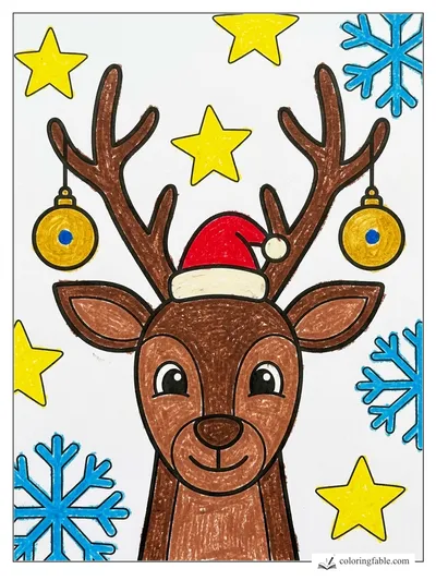 Colored example of this coloring page