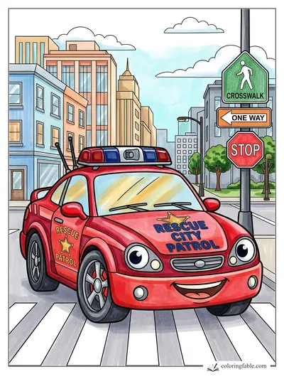 Colored example of this coloring page