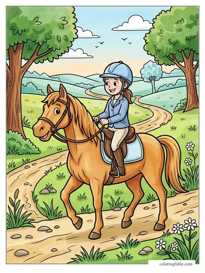 Colored example of this coloring page